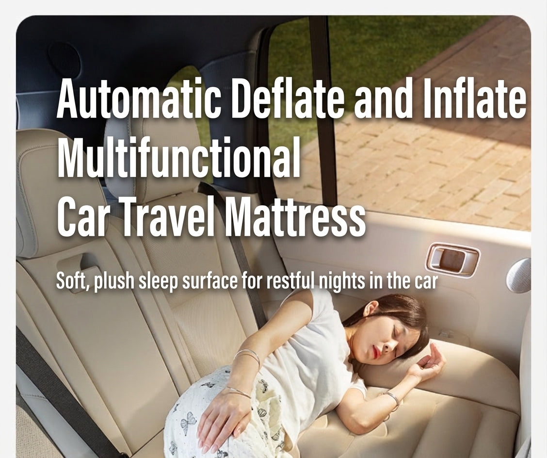 Car rear travel mattress new energy sleeping travel automatic charging and discharging carry leveling to fill the inflatable bed