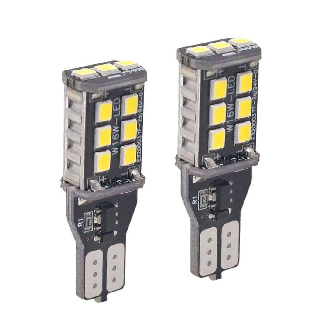 Decoding car led bulb Canbus W16W T15 2835 15SMD led turn signal reversing light