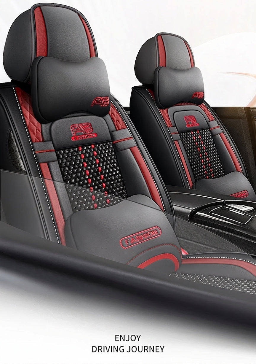 Car seat cushion new all-enclosed special seat cover four seasons universal leather seat cover summer ice silk cartoon seat cushion cover