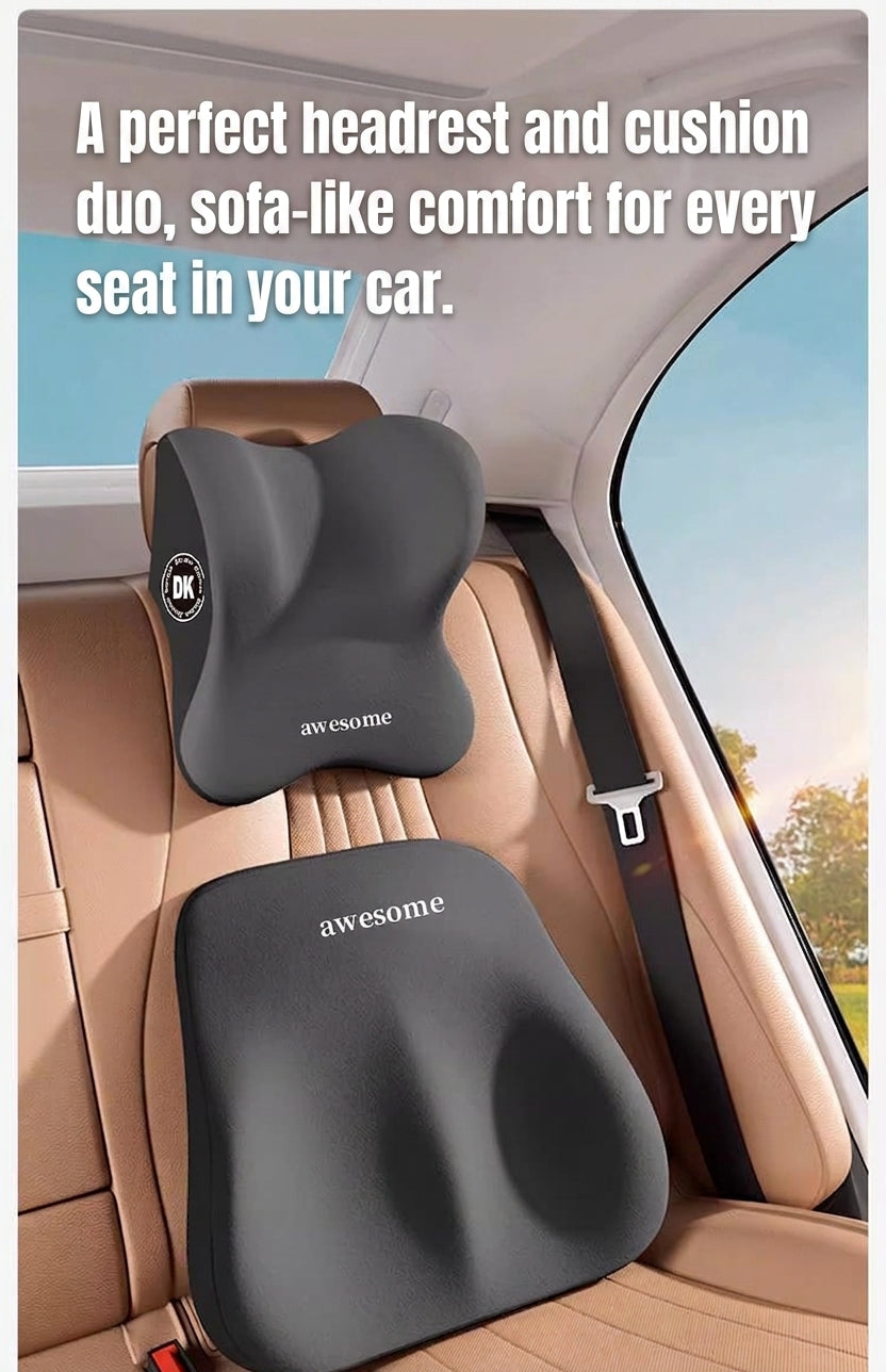 Car headrest, lumbar support, high-quality neck pillow, special pillow in the car, lumbar support, seat backrest, car supplies