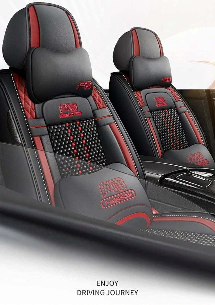 Car seat cushion new all-enclosed special seat cover four seasons universal leather seat cover summer ice silk cartoon seat cushion cover