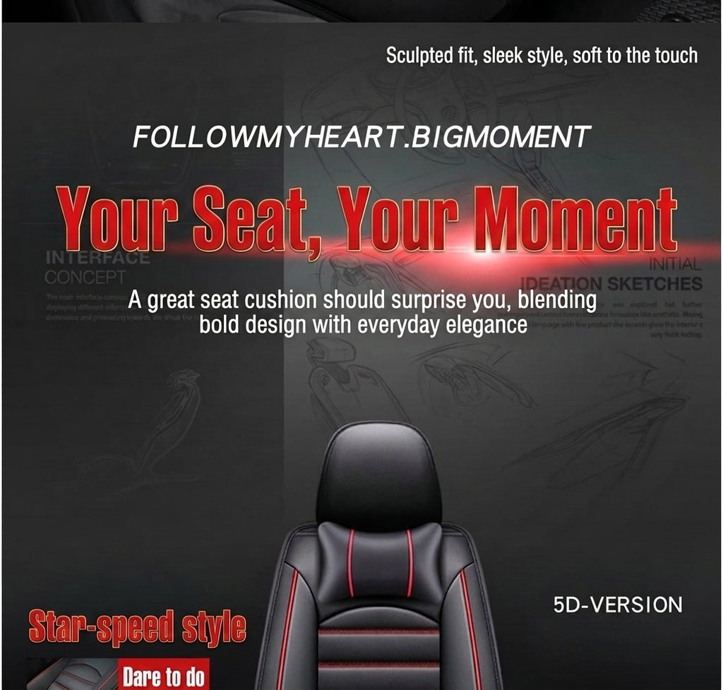 Full envelope car seat cover, summer ice silk seat cover, full leather, new four-season universal seat cushion, special seat cushion for small cars