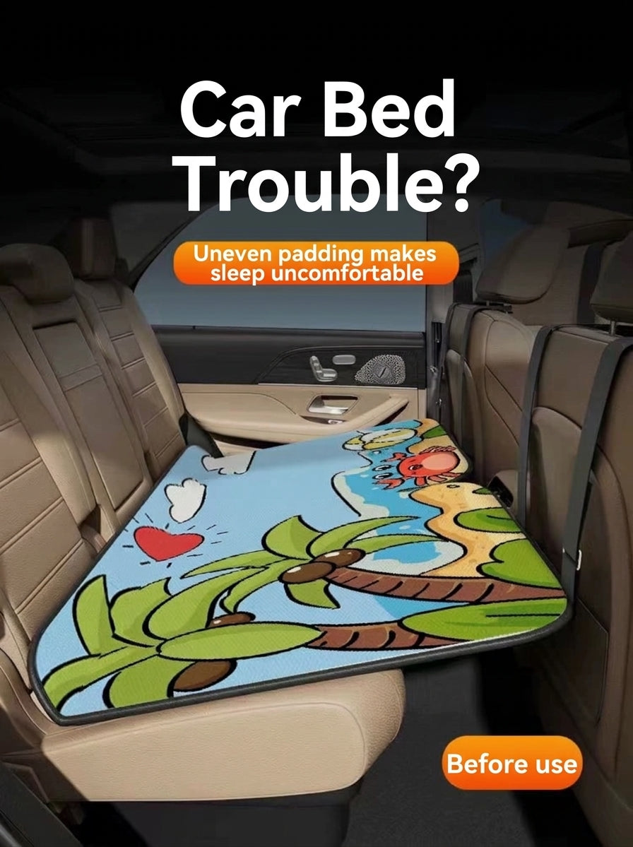 Car Rear Seat Leveling Pad - Flat Sleeping Mat