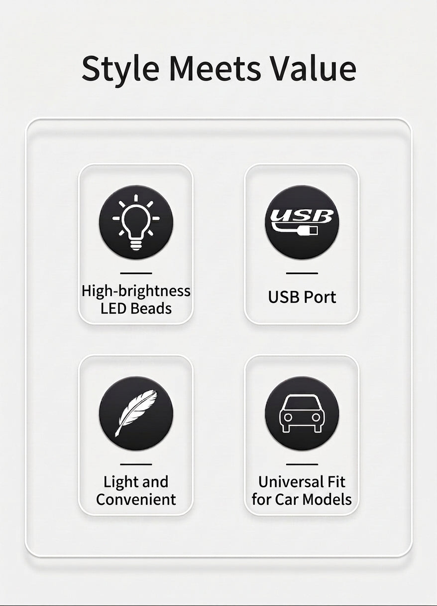 Cross-border car dynamic devil's eye LED warning light, truck truck truck eye light dynamic display light