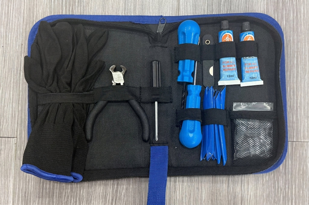 Car Emergency Tire Repair Kit, 27-Piece