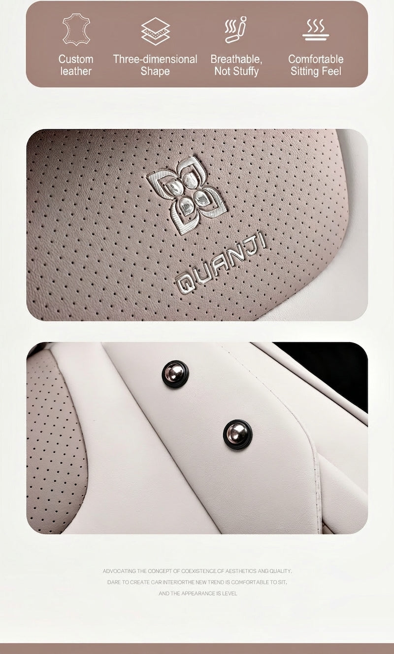 New car seat cushion, all-season universal seat, Nappa leather full-coverage seat cover, small sedan SUV seat cushion manufacturer wholesale