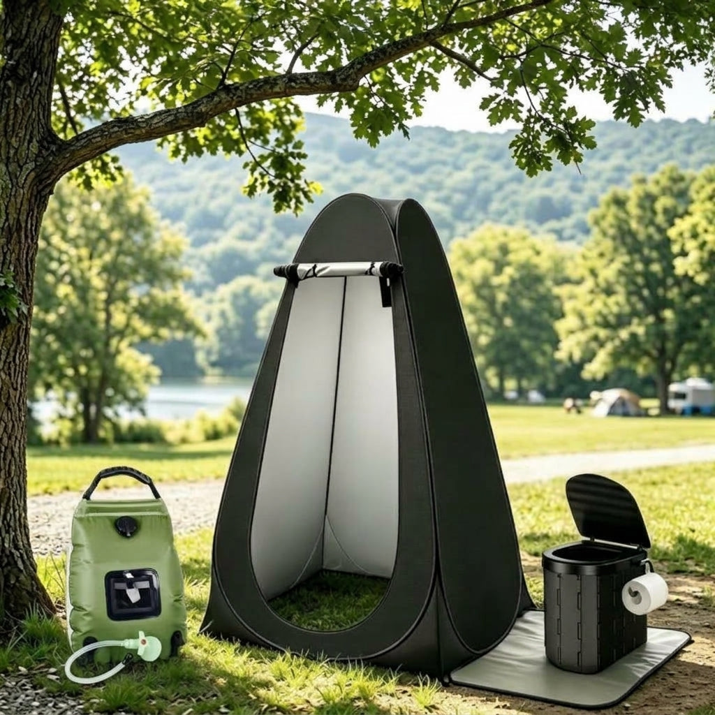 Fishing, shower, bathing artifact, outdoor camping, fishing, changing clothes, simple and portable, portable portable toilet, warm tent, toilet