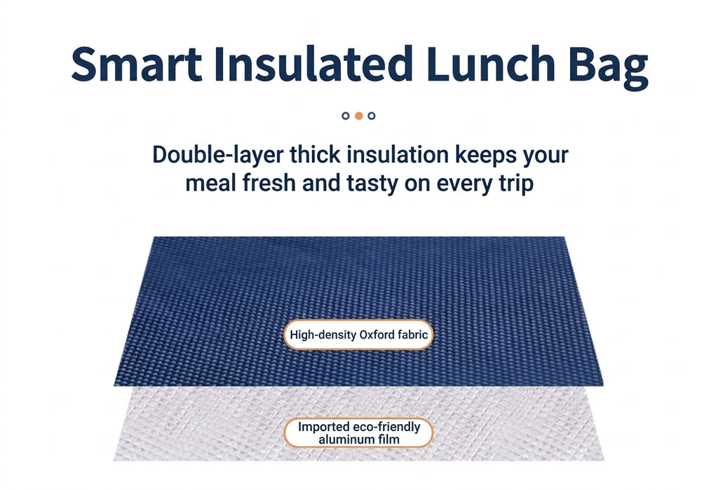 Lunch Bag, Insulated Portable Lunch Box