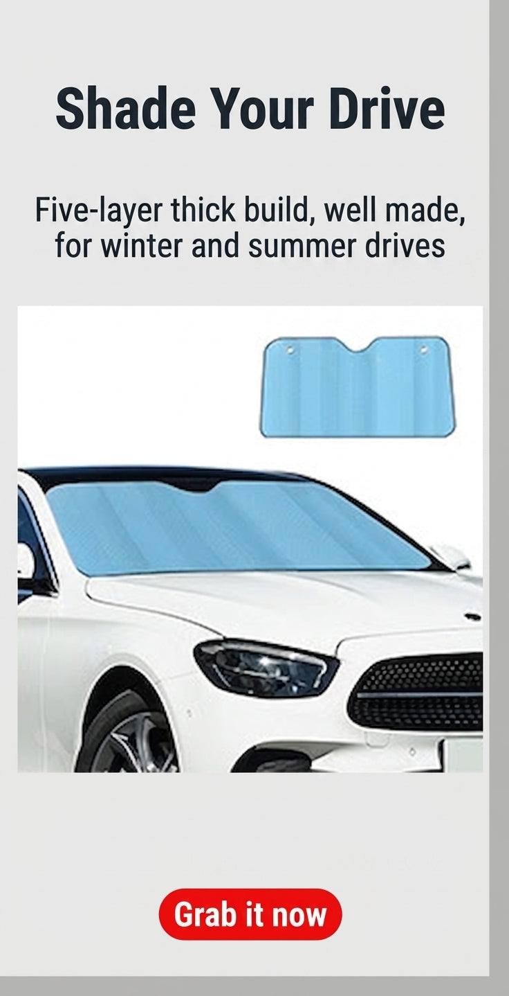 Car sunshade laser type sun protection and heat insulation summer sunshade car front windshield window sun gear