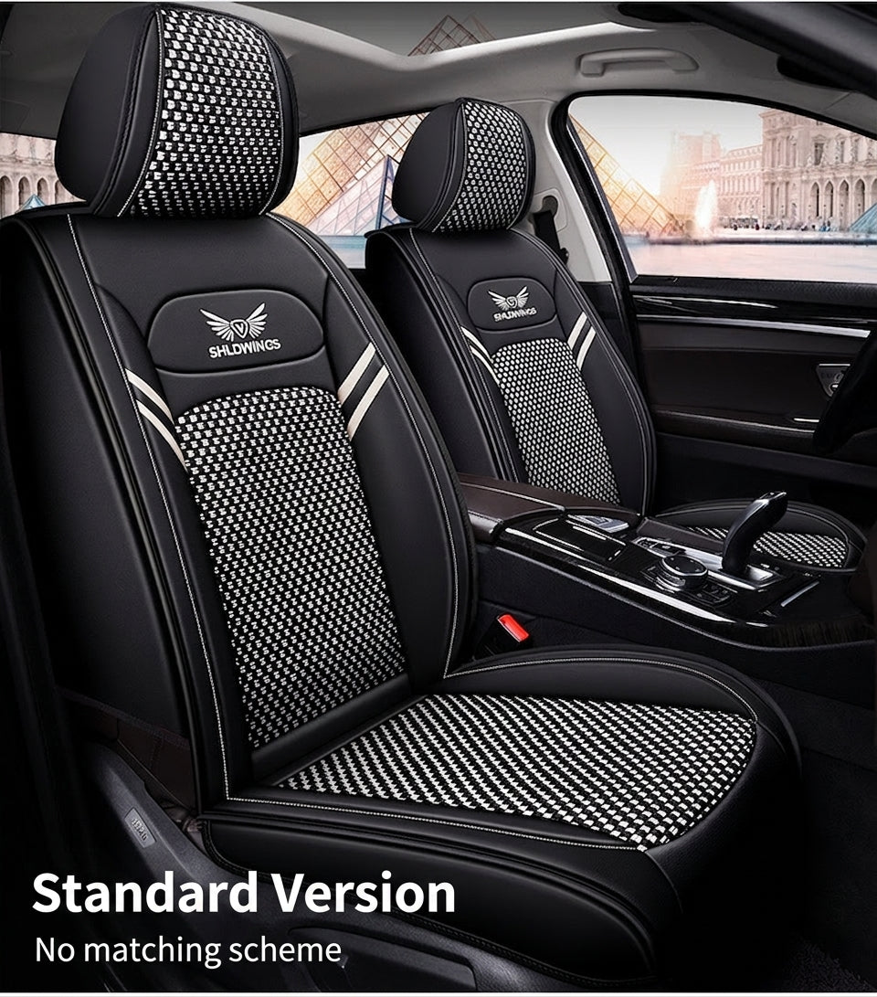 Full-coverage car seat covers for Napa leather car seat cushions, five-seat universal Ice Silk car seat cushions, all-season universal model wholesale