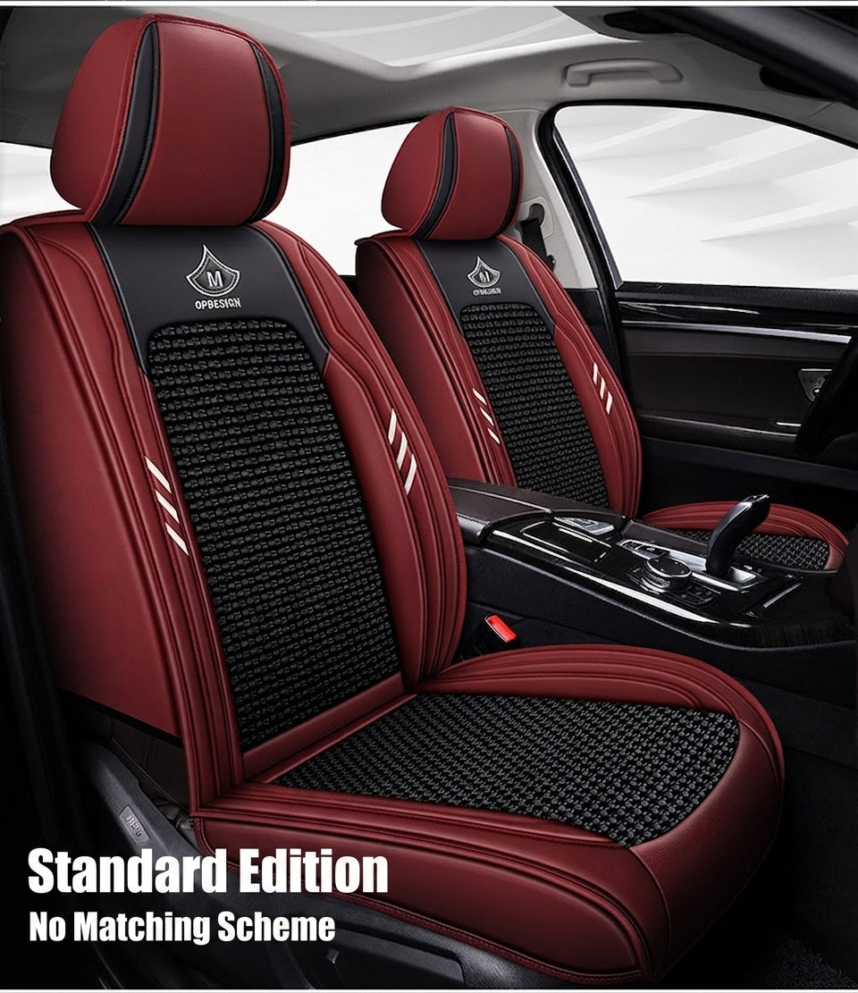 2024 car seat cushions, all-season universal, full coverage five-seater car seat cushions, summer breathable ice silk seat covers wholesale
