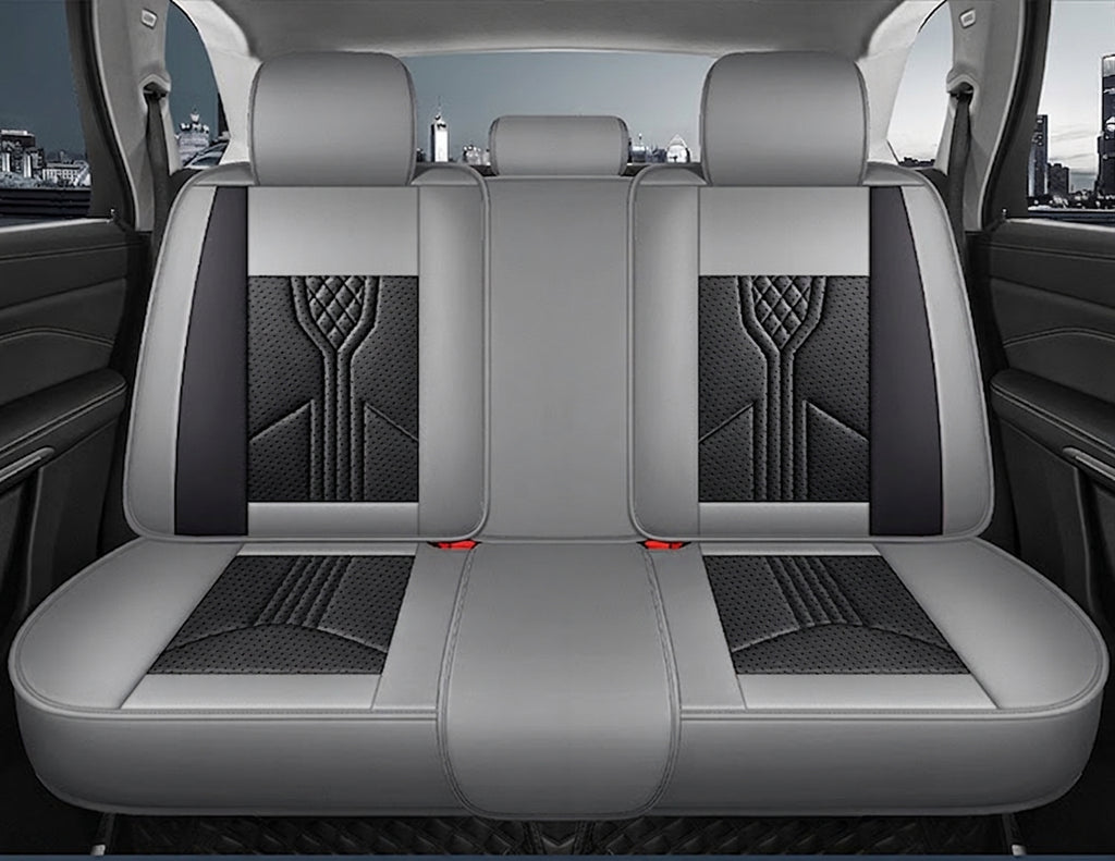 3D Nappa leather car full-coverage integrated headrest cover, all-season universal sports seat cover, leather seat cushion manufacturer wholesale