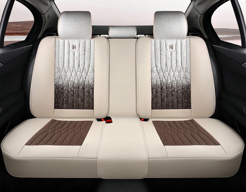 Car seat cushion linen fabric art all-inclusive all-season universal goddess seat cushion 2026 new model interior breathable seat cover wholesale