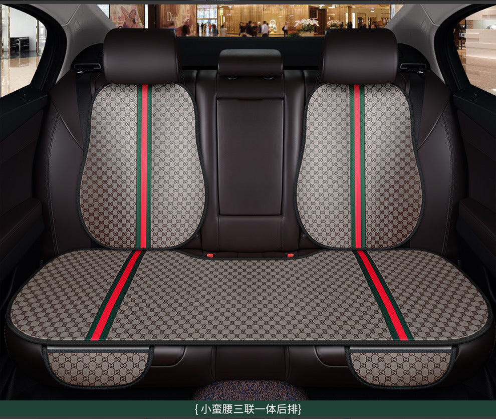 Car seat cushion all-season universal Kuqi three-piece set
