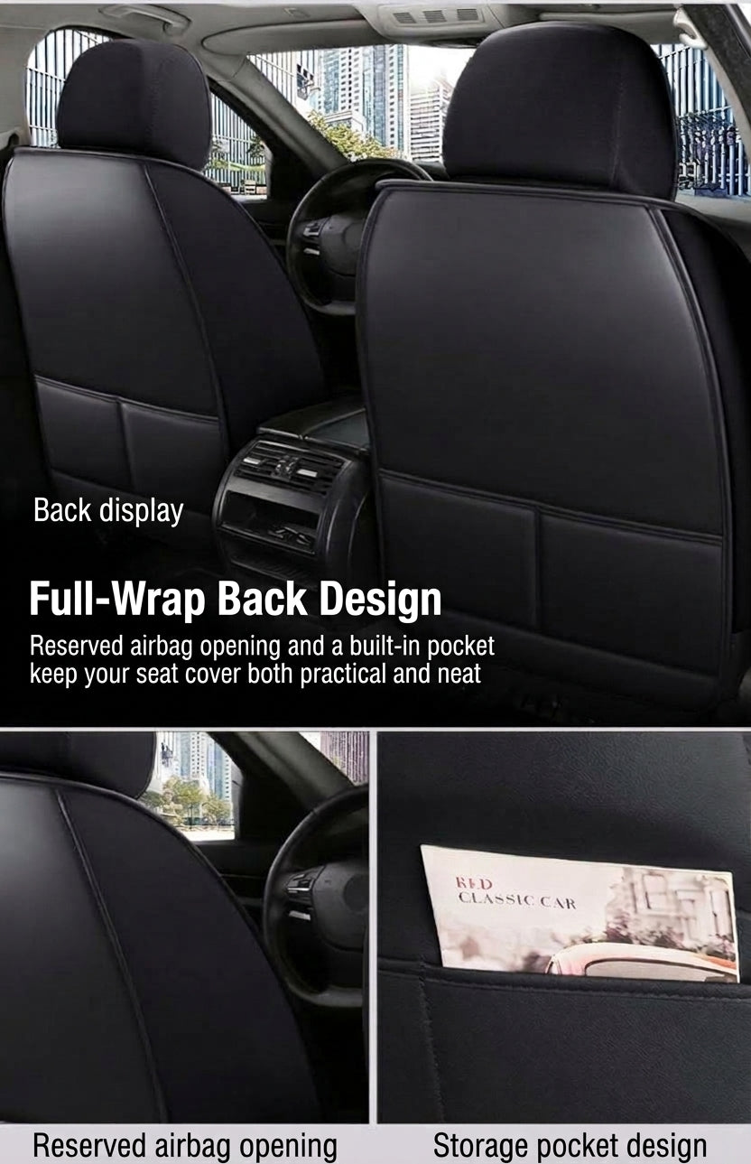 Cross-border foreign trade all-season dedicated seat cover full-coverage car seat cover leather seat cover summer ice silk seat cushion