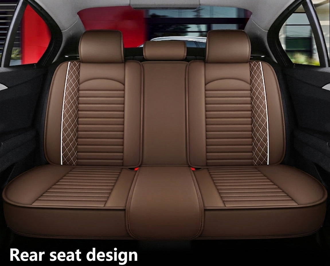 New all-season universal cartoon car seat cushion wholesale, premium feel, full leather, full coverage for small passenger car seat cushions