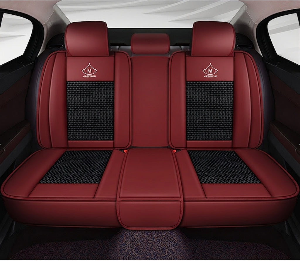 2024 car seat cushions, all-season universal, full coverage five-seater car seat cushions, summer breathable ice silk seat covers wholesale