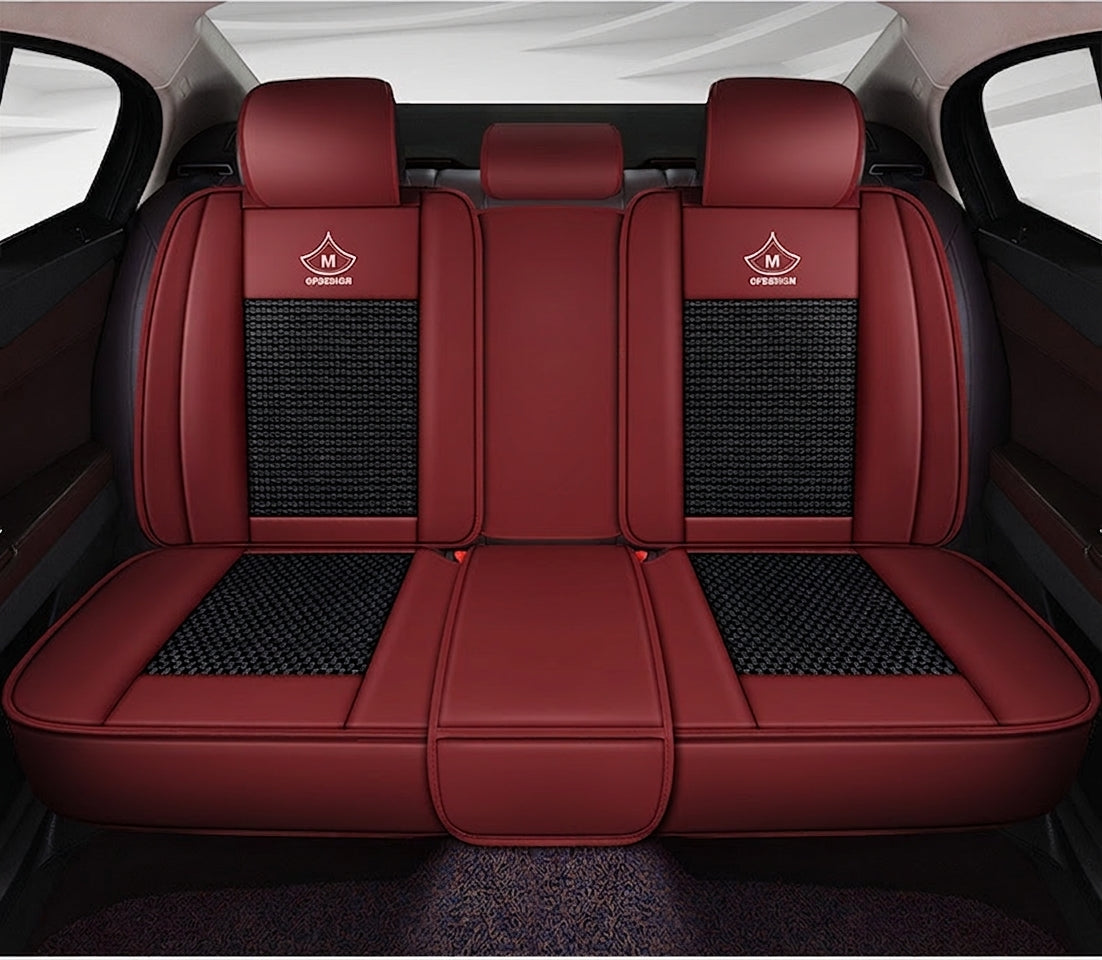 2024 car seat cushions, all-season universal, full coverage five-seater car seat cushions, summer breathable ice silk seat covers wholesale
