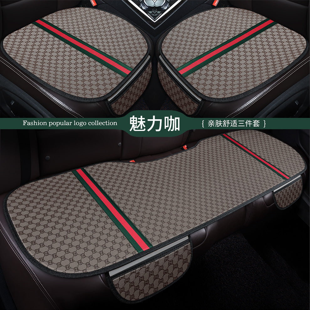Car seat cushion all-season universal Kuqi three-piece set