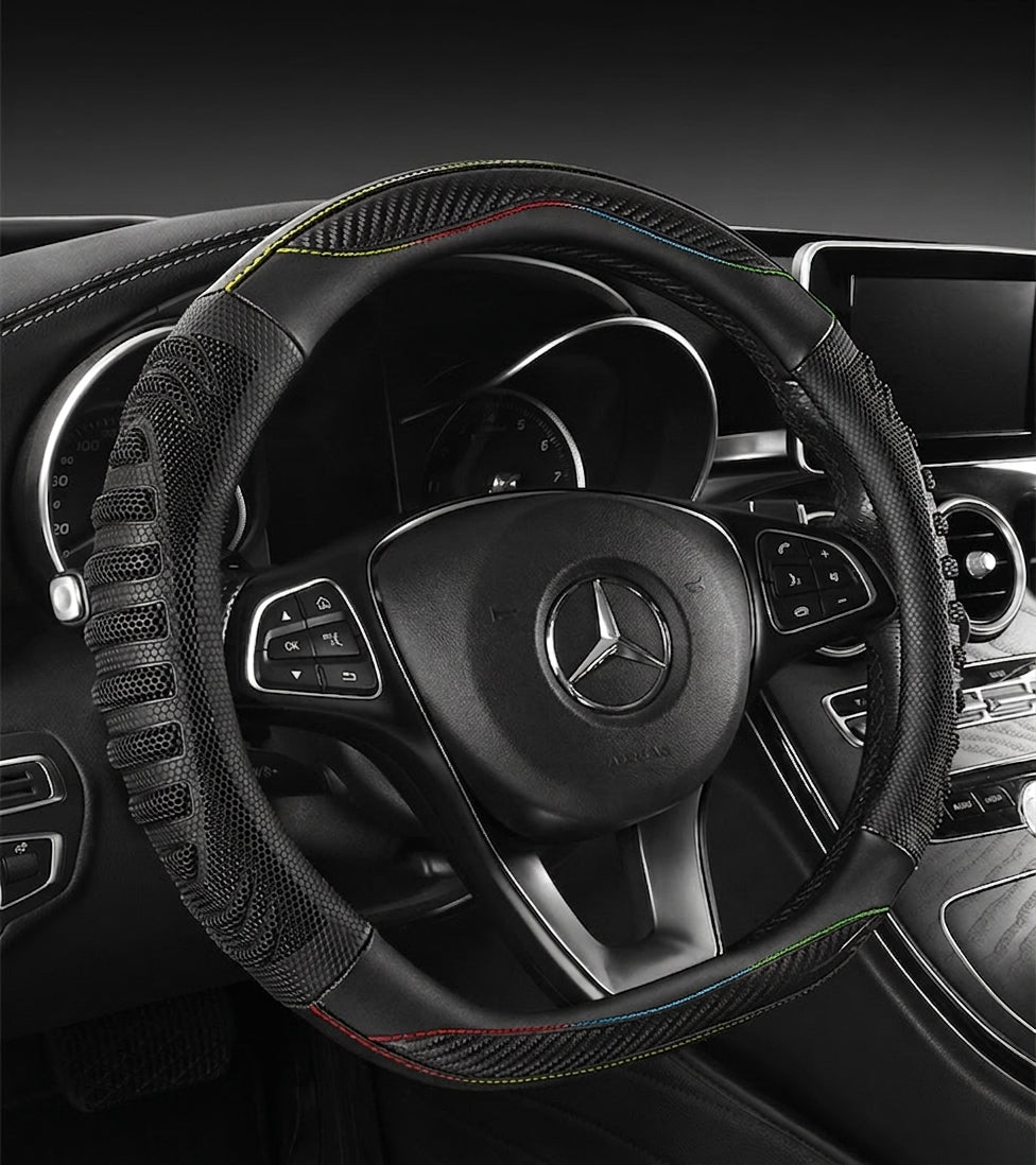 Four-season universal honeycomb sports handlebar covers, steering wheel covers, anti-slip modification covers, cross-border Douyin one-piece dropshipping