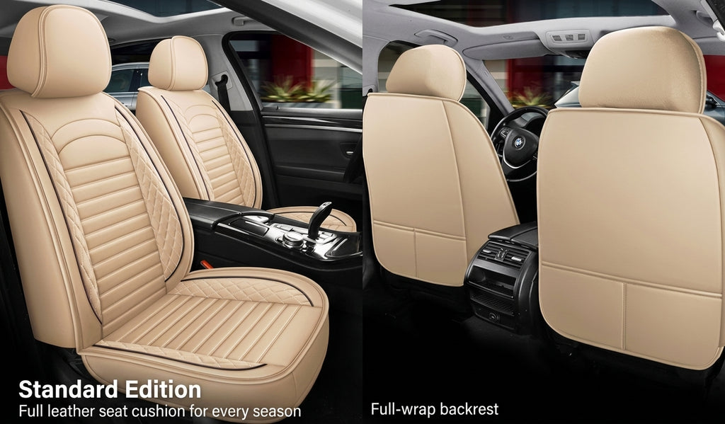 New all-season universal cartoon car seat cushion wholesale, premium feel, full leather, full coverage for small passenger car seat cushions