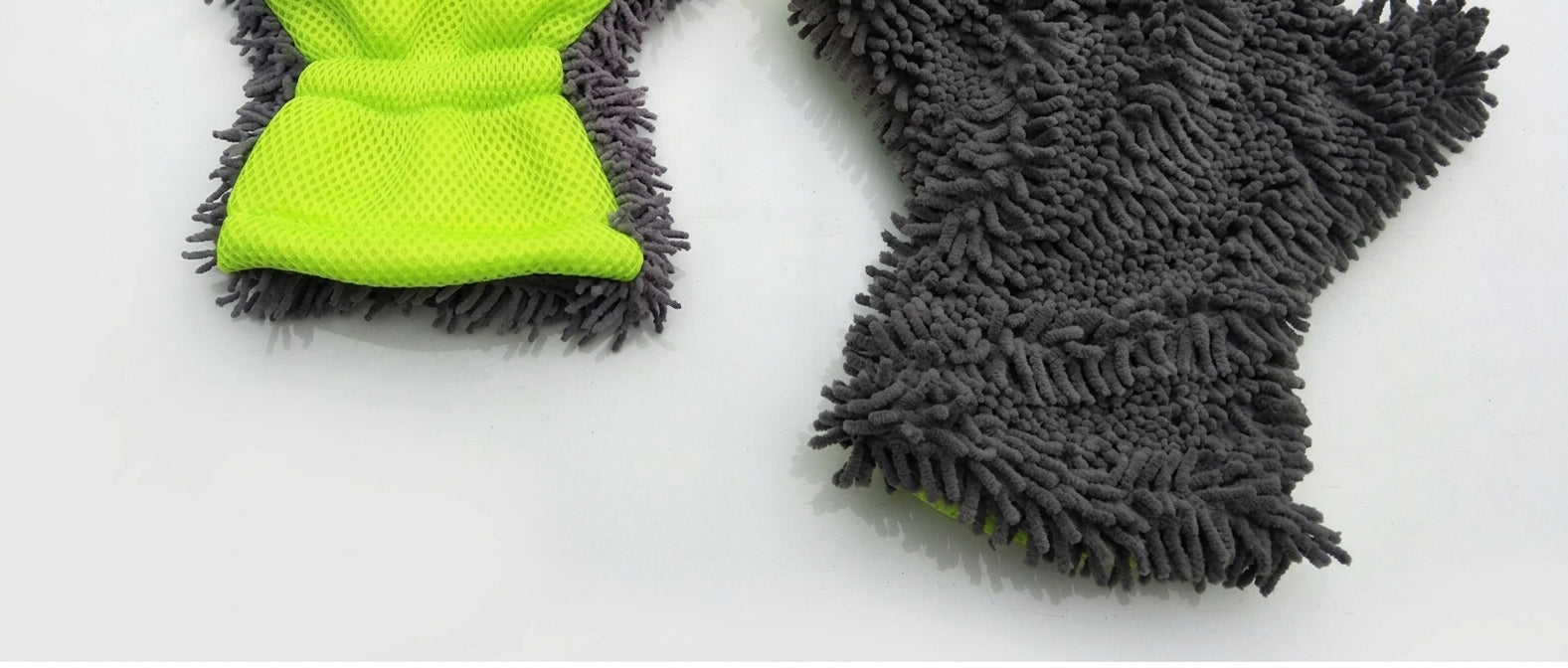 Fride Rich Velvet Thickened Car Wash Gloves Housekeeping Cleaning Gloves Sandwich Mesh Hole Wipe Gloves
