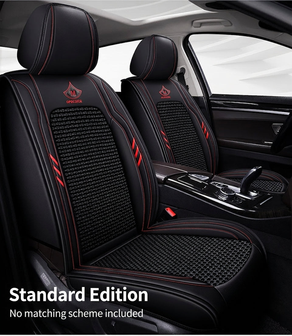2024 car seat cushions, all-season universal, full coverage five-seater car seat cushions, summer breathable ice silk seat covers wholesale