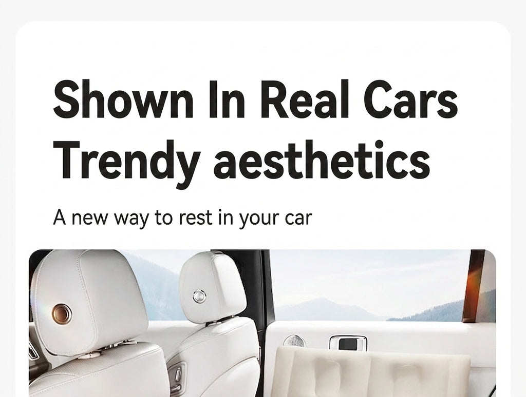 Car rear sleeping automatic travel mattress sedan air mattress car sleeping in the car portable intelligent AI car inflatable bed