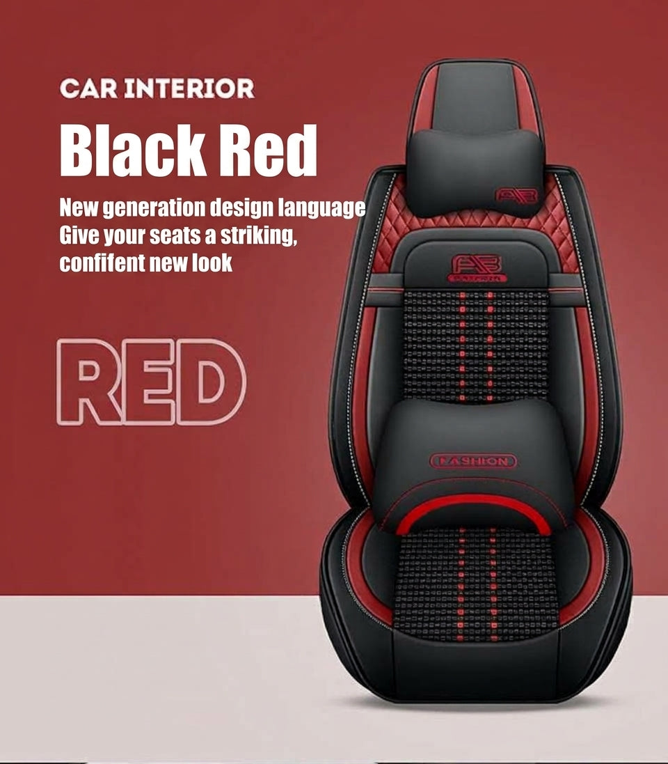 Car seat cushion new all-enclosed special seat cover four seasons universal leather seat cover summer ice silk cartoon seat cushion cover