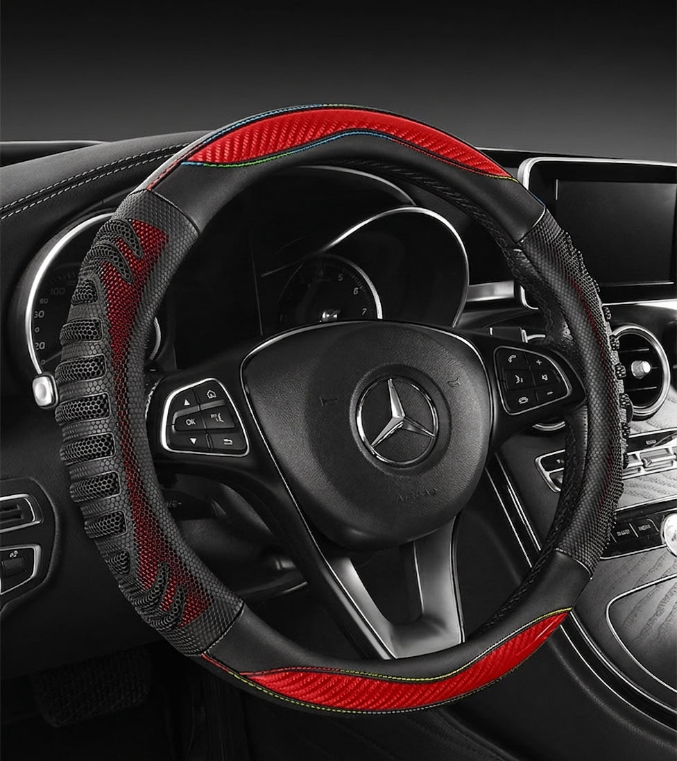 Four-season universal honeycomb sports handlebar covers, steering wheel covers, anti-slip modification covers, cross-border Douyin one-piece dropshipping