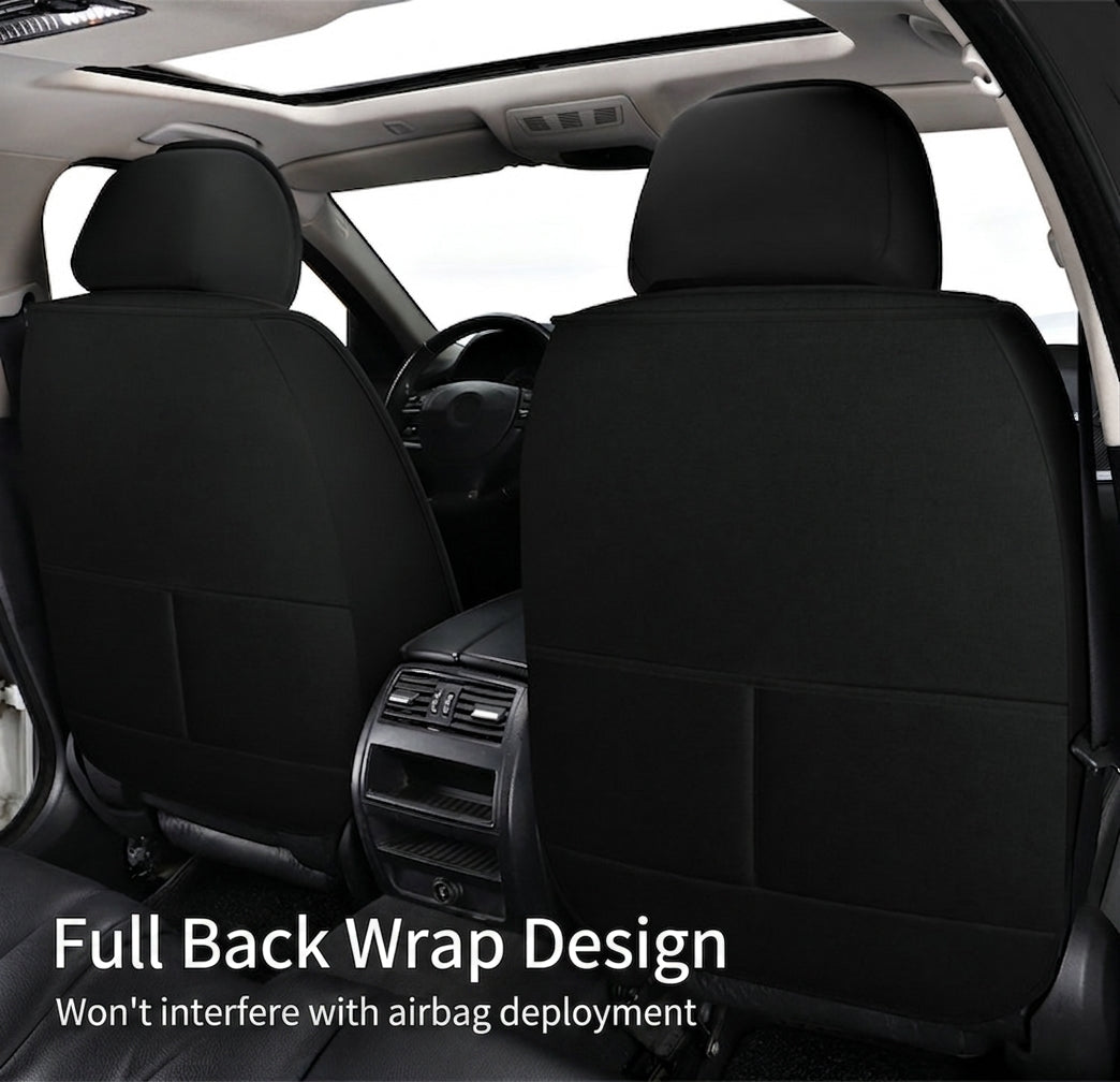 All-season universal full-coverage car seat covers, full-coverage spring and winter linen fabric art car covers, seat covers, and car cushion covers