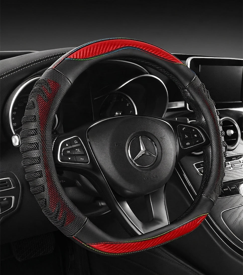 Four-season universal honeycomb sports handlebar covers, steering wheel covers, anti-slip modification covers, cross-border Douyin one-piece dropshipping