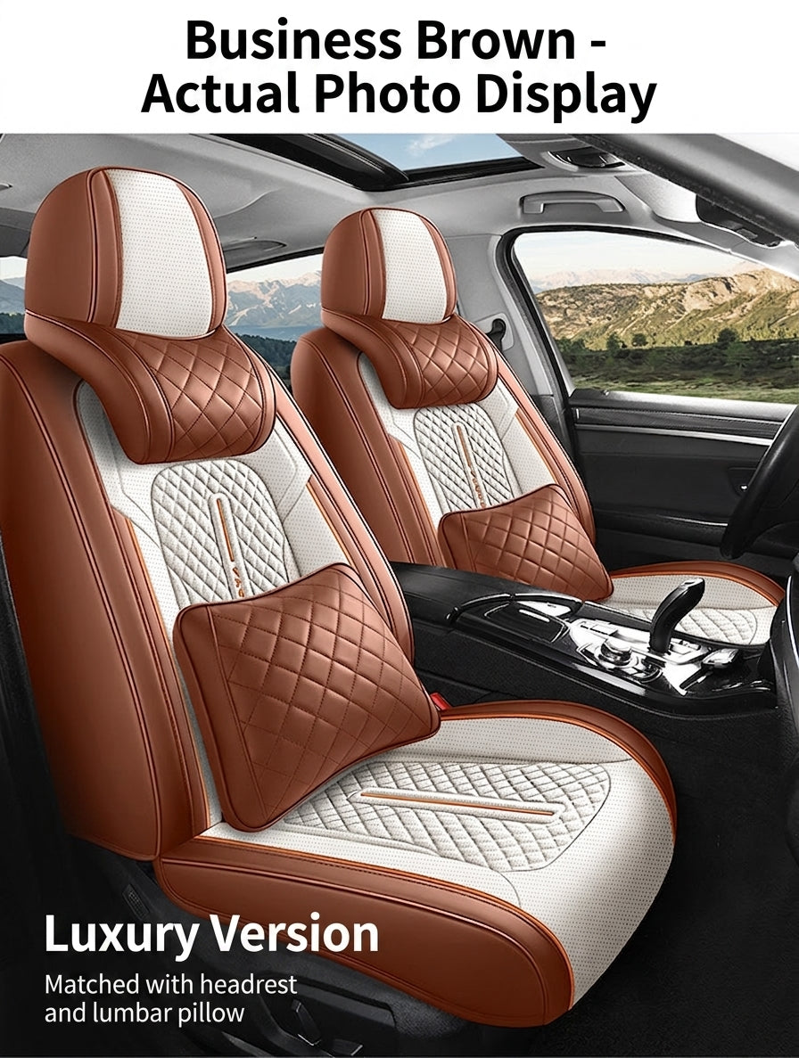 New car seat cushions fully covered, all-season universal seat covers, all five seats, full leather, high-quality seat covers sold directly from the manufacturer