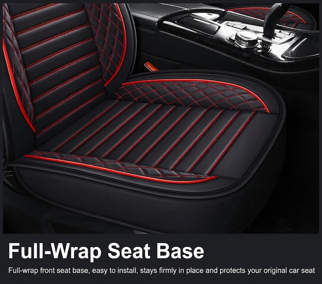 New all-season universal cartoon car seat cushion wholesale, premium feel, full leather, full coverage for small passenger car seat cushions
