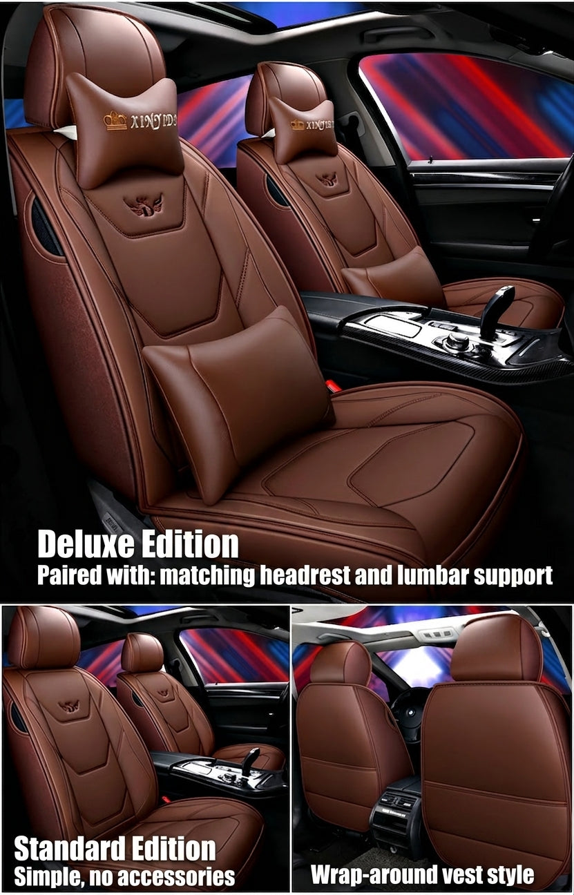 New car cushion leather all-wrap wear-resistant leather car seat cover is suitable for small car SUV car seat cover in all seasons