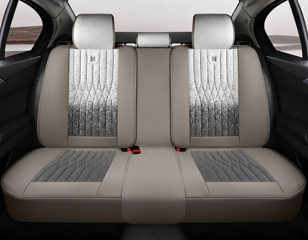 Car seat cushion linen fabric art all-inclusive all-season universal goddess seat cushion 2026 new model interior breathable seat cover wholesale
