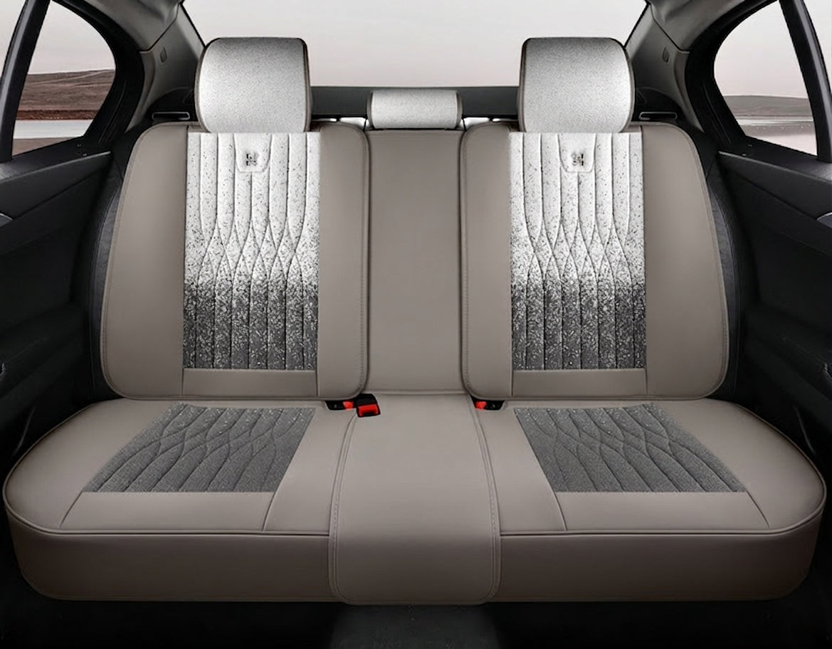 Car seat cushion linen fabric art all-inclusive all-season universal goddess seat cushion 2026 new model interior breathable seat cover wholesale