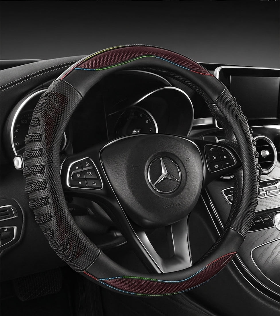 Four-season universal honeycomb sports handlebar covers, steering wheel covers, anti-slip modification covers, cross-border Douyin one-piece dropshipping