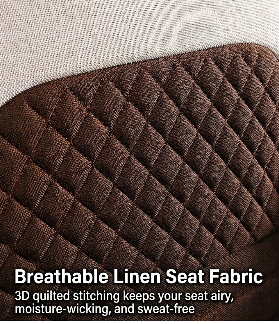 All-season universal full-coverage car seat covers, full-coverage spring and winter linen fabric art car covers, seat covers, and car cushion covers