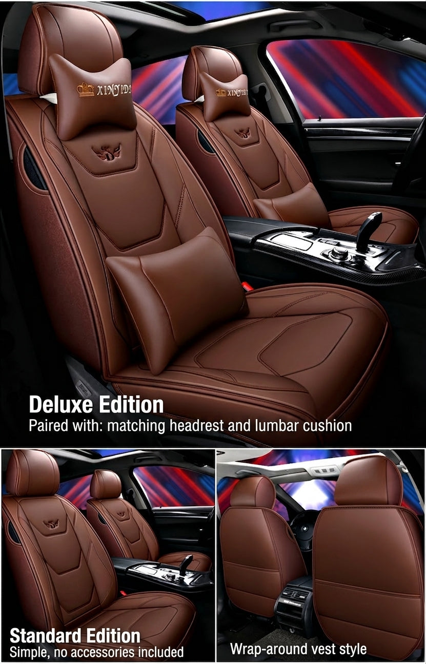 New car cushion leather all-wrap wear-resistant leather car seat cover is suitable for small car SUV car seat cover in all seasons