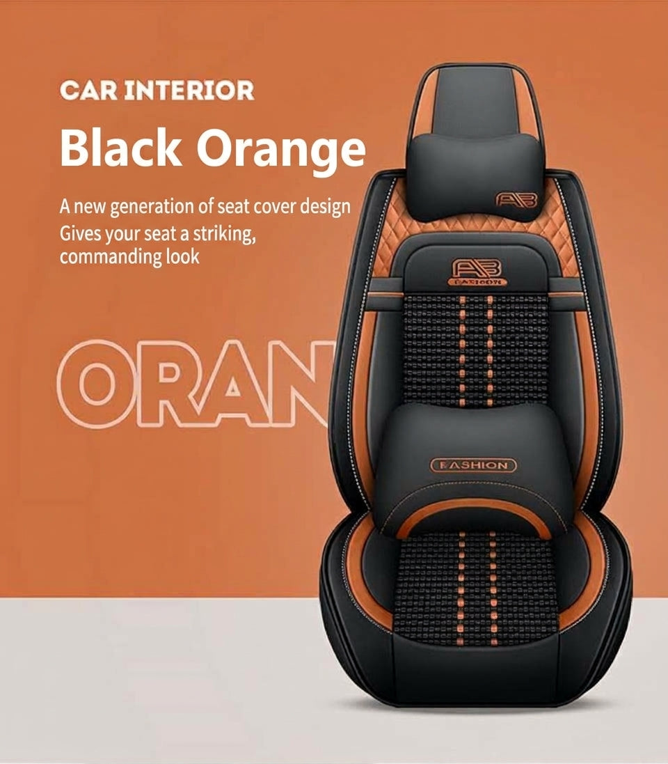 Car seat cushion new all-enclosed special seat cover four seasons universal leather seat cover summer ice silk cartoon seat cushion cover