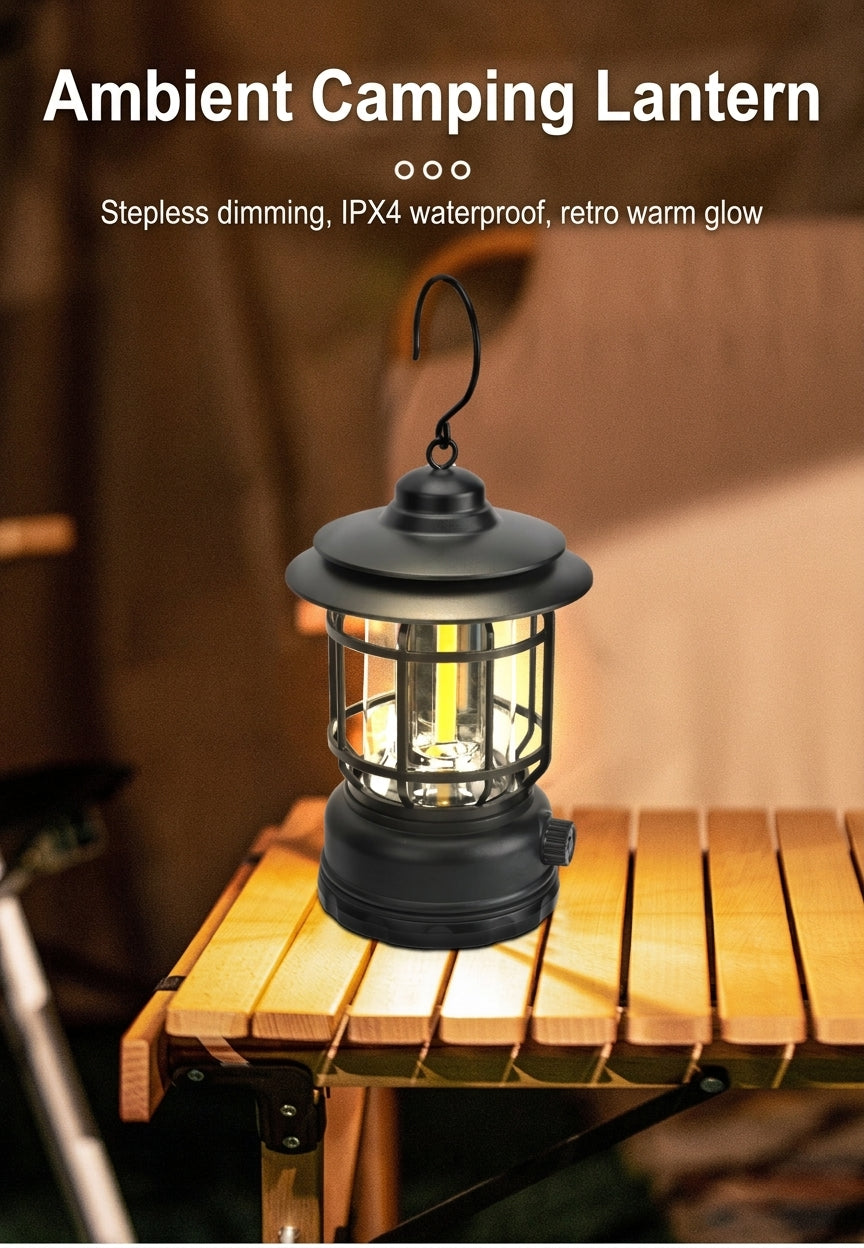Camping Light - Rechargeable Lantern, Multiple Colors
