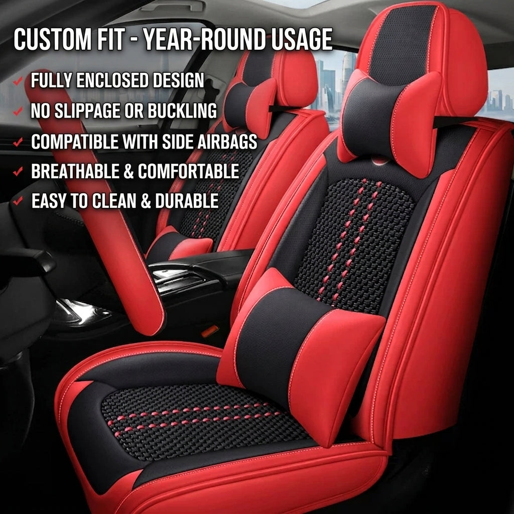 Car Seat Cushion Leather Seat Cover Seat Cushion All Inclusive Four Seasons 24 New Car Cover Seat Cover Leather Four Seasons All Inclusive
