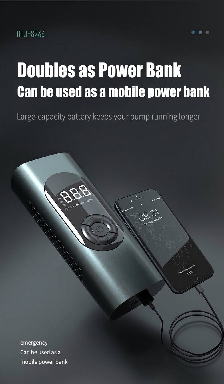 Cross-border Cordless Air Pump Portable Car Electric Pump High Power Tire 12v Car Inflator Pump