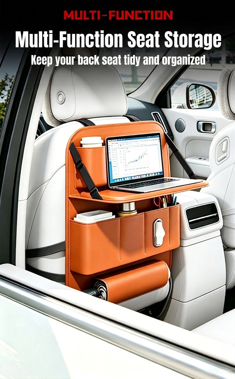 Car seat back storage bag, car hanging bag, small tabletop board seat, rear seat rear seat storage box, storage bag
