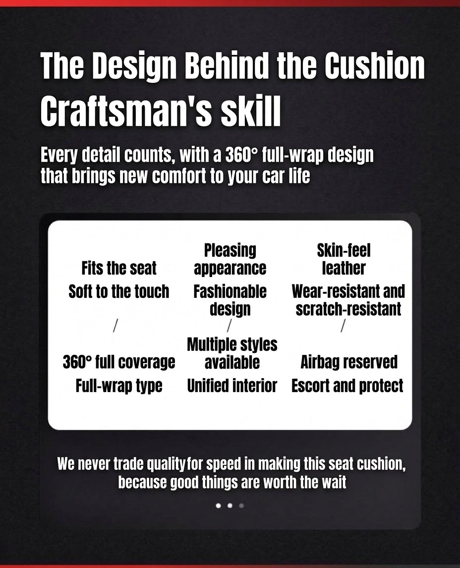 New full-coverage, all-leather, lumbar firm, all-season GM seat cushion, cross-border Amazon bestseller, export wholesale seat cushion