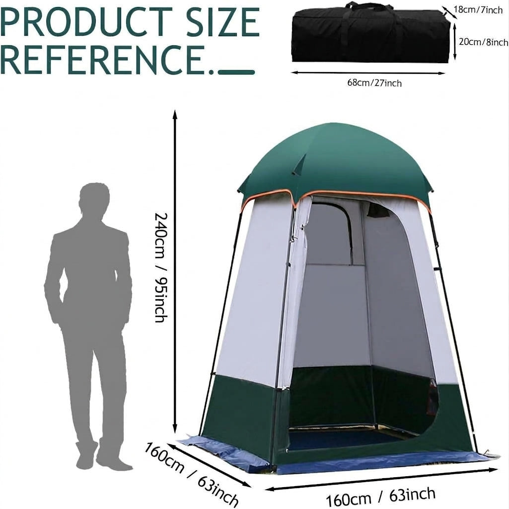 Enlarged and raised outdoor dressing, bathing, tents, camping, beach, fishing tent, model changing mobile toilet tent