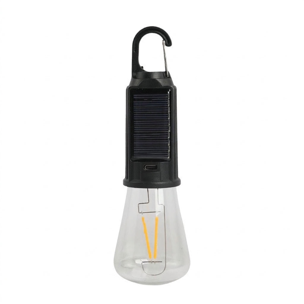 Solar Camping Light with Hook - Rechargeable
