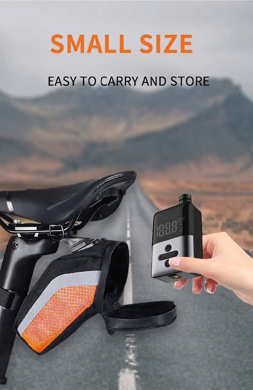 New in-stock ultra-mini mountain road bicycle inflator pump riding AI smart portable electric pump