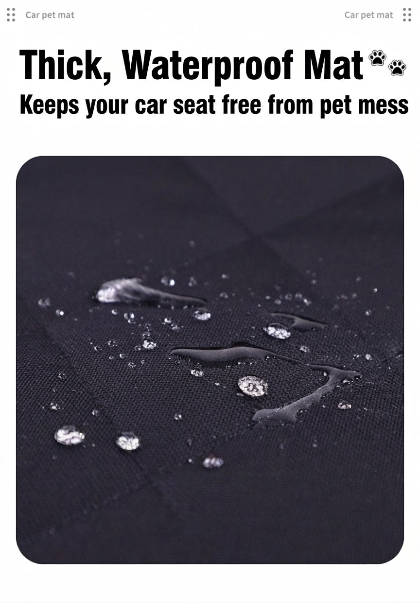 Pet Rear Seat Cushion for Cars, Waterproof & Dirt-Resistant